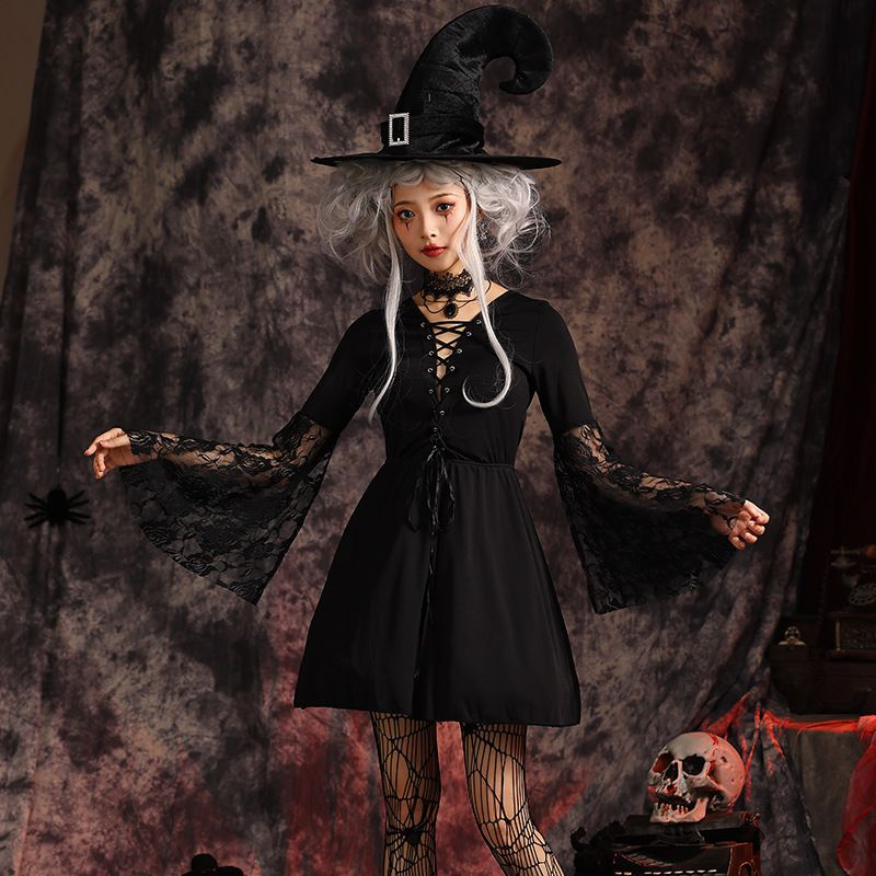 Взрослый карнавальный костюм Ведьма, 48-50 размер (Батик)